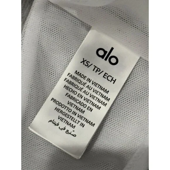 ALO Yoga Airmesh Venus Bralette in White - Picture 5 of 5